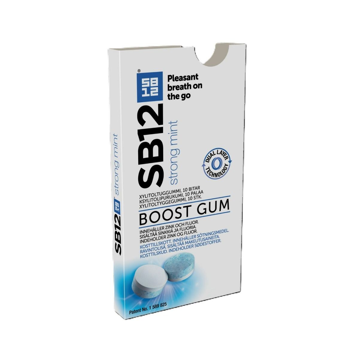 SB12 Boost Gum Strong Mint Purukumi 10 kpl
