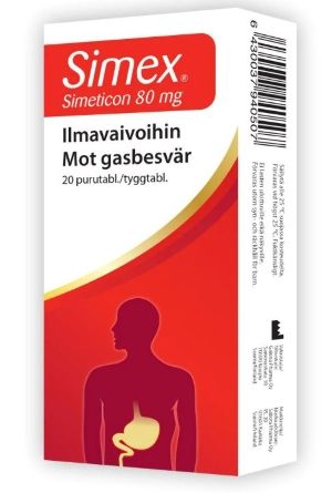 SIMEX 80 mg 20 purutabl