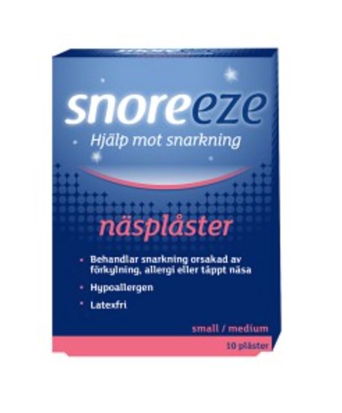 Snoreeze Näsplåster Small/Medium, 10 st