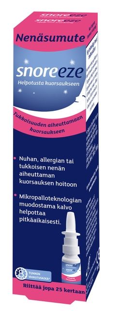 Snoreeze nenäsumute kuorsaukseen, 10 ml