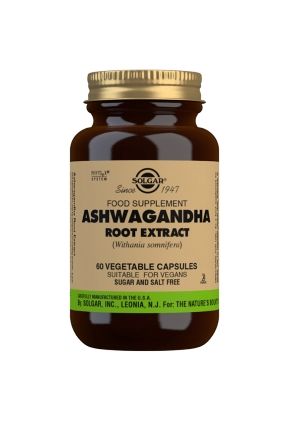Solgar Ashwagandha juuriuute, 60 kaps.