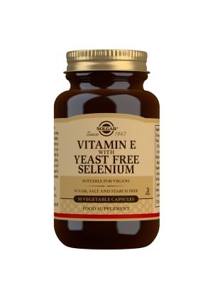 Solgar E-vitamiini + seleeni, 50 kaps.