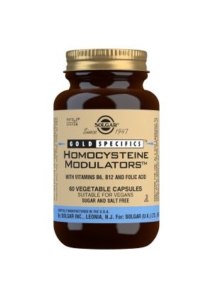 Solgar Homocysteine Modulators (TMG, B12, B6, folaatti), 60 kaps.