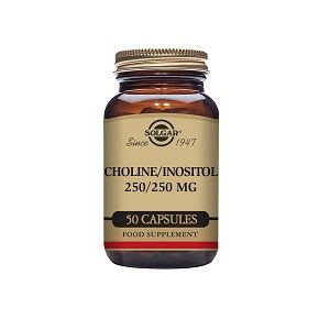 Solgar Koliini 250 mg – Inositoli 250 mg, 50 kaps