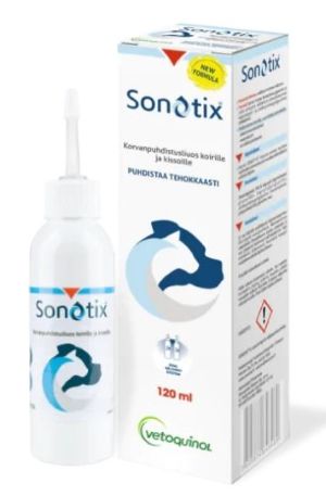 Sonotix korvapuhdistusliuos 120 ml