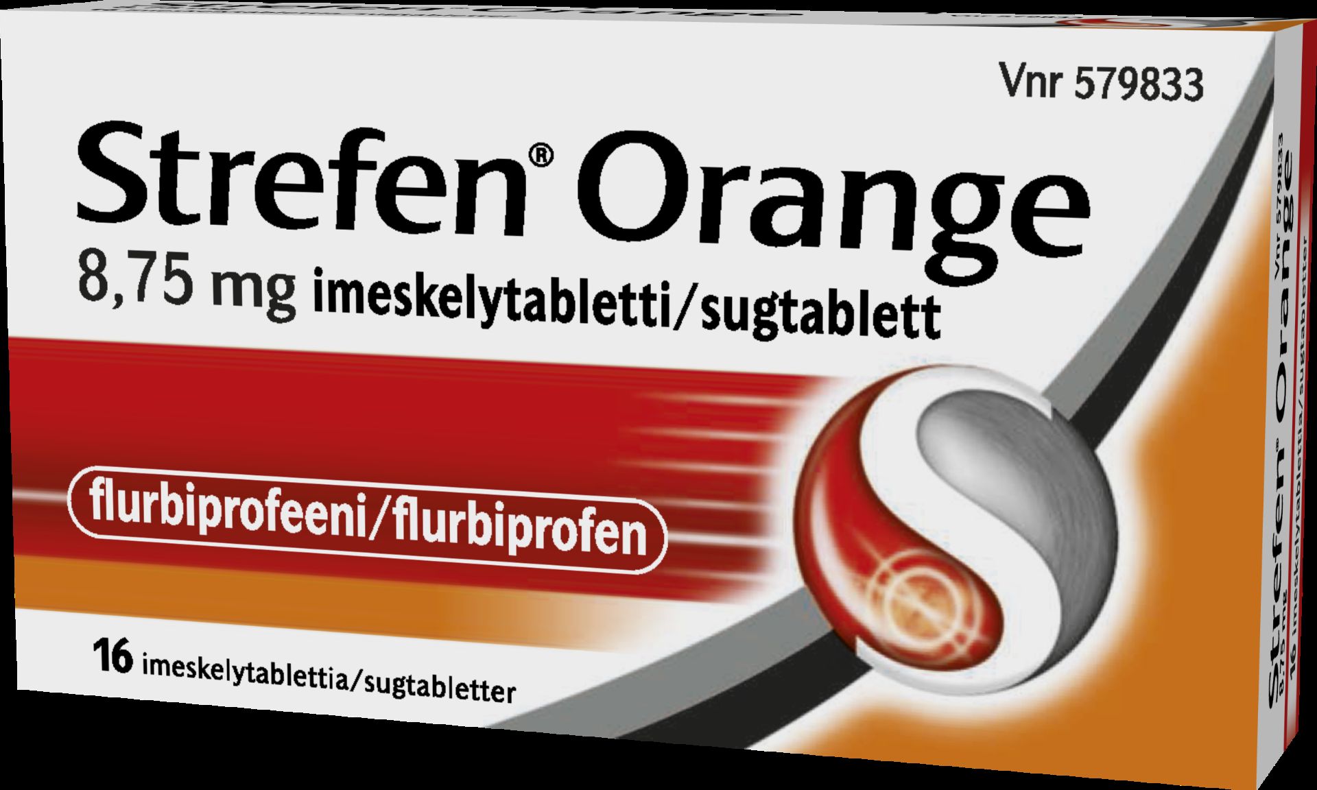 STREFEN ORANGE 8,75 mg 16 fol imeskelytabl