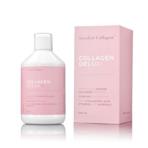 Swedish Collagen Deluxe hydrolysoitu merikollageeni-hyaluronihappo-vitamiini-mineraalivalmiste 20x25ml