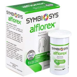 Symbiosys Alflorex maitohappobakteeriravintolisä suoliston bifidobakteerimäärän lisäämiseen 30 kpl