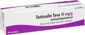 Terbinafin Teva, 10mg/g, 30 g