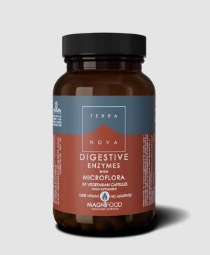 Terranova Digestive Enzymes with Probiotics, 50 kaps. 