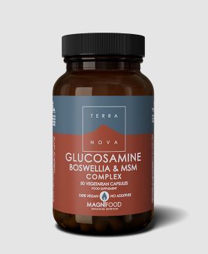 Terranova Glucosamine, Boswellia & MSM Complex, 50 kaps.  