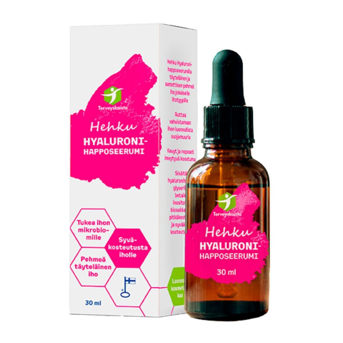 Terveyskaista Hehku Hyaluronihapposeerumi 30 ml
