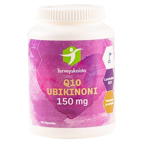 Terveyskaista Ubikinoni 150 mg, 60 kaps