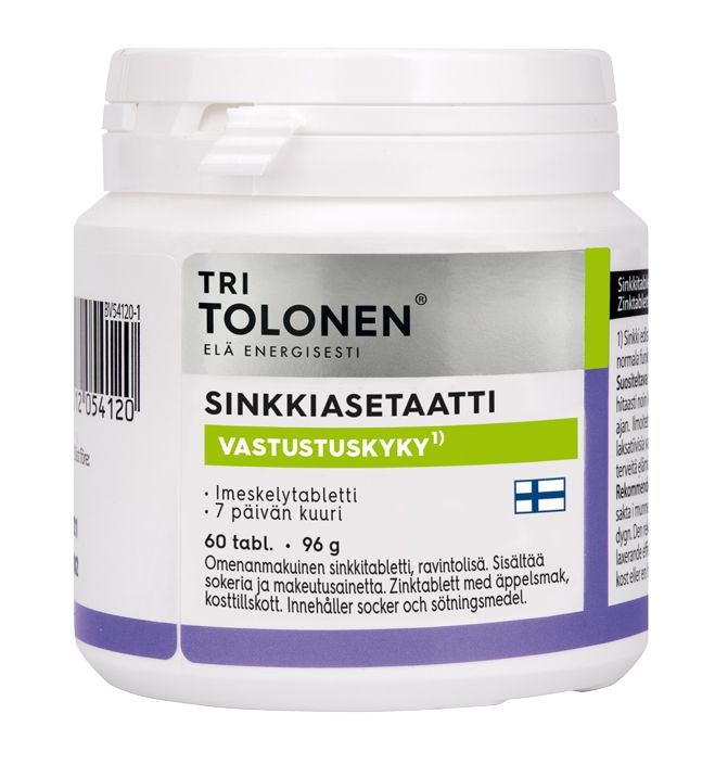 Tolonen Sinkkiasetaatti, 60 kpl