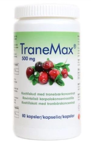 Tranemax karpalovalmiste 500mg 80 kaps