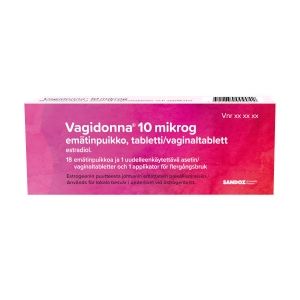VAGIDONNA 10 mikrog 18 fol emätinpuikko, tabl
