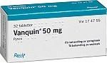 Vanquin, tablett, 50 mg, 32 st