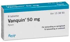 Vanquin, tablett, 50 mg, 8 st
