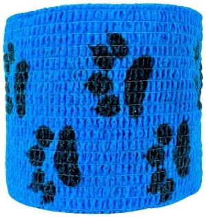 Vezer Care - itseensä kiinnittyvä tukiside lemmikeille 5cm x 4,5m, Sininen