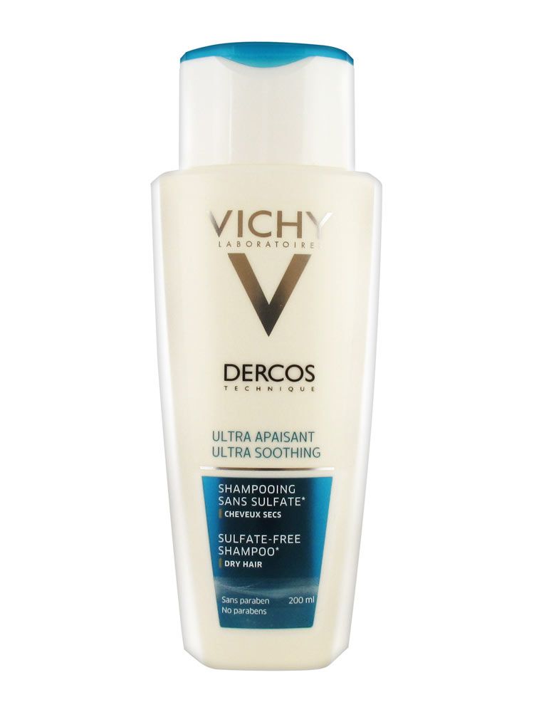 Vichy Dercos Ultra Soothing Schampo Torrt Hår, 200 ml
