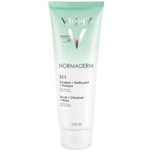 Vichy Normaderm 3-in-1 - kuorinta, puhdistusaine ja naamio 125 ml
