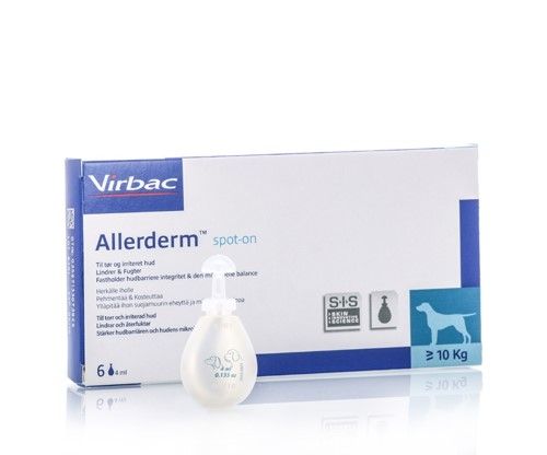 Virbac Allerderm Spot On, 6 x 2 ml