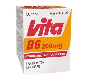 VITA-B6 200 mg 50 kpl tabl