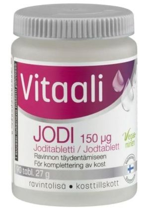 Vitaali Jodi 150 µg  90 tabl. / 27 g 