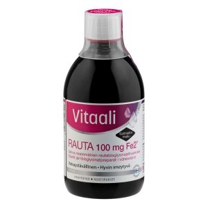 Vitaali Rauta nestemäinen rautavalmiste 100 mg 500 ml  