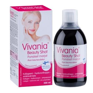 Vivania Beauty Shot punaiset marjat 500 ml