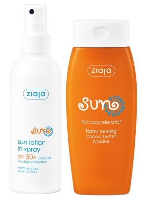 Ziaja aurinkovoide SK20 + tan accelerator 150ml + 150ml