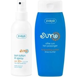 Ziaja sun aurinkovoidesuihke SK50 170ml + rusketuksen pidentäjä 200ml
