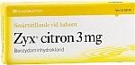 Zyx Citron, sugtablett 3 mg, 20 st