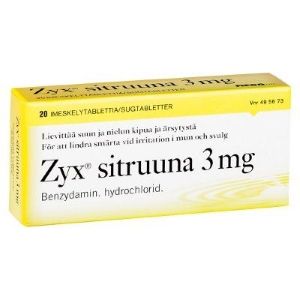 ZYX SITRUUNA 3 mg 20 fol imeskelytabl